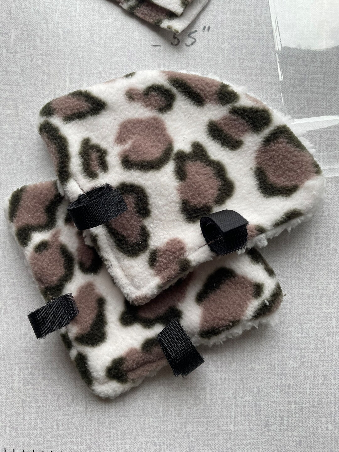 Equestrian Helmet Ear Warmers Leopard Etsy