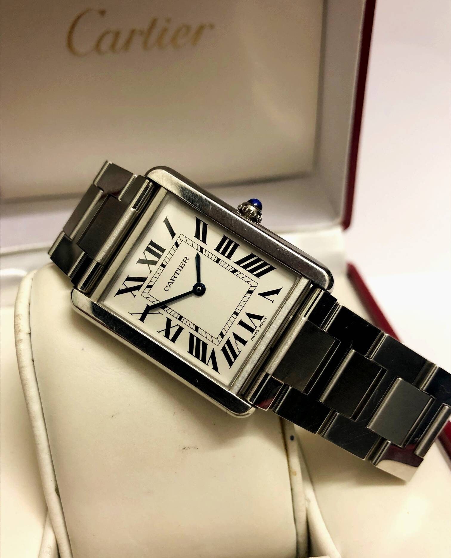 Cartier Tank Solo Quartz Watch | Etsy 