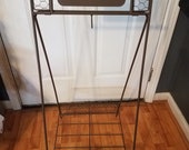 Vintage Metal Welcome Howdy Plant Stand.