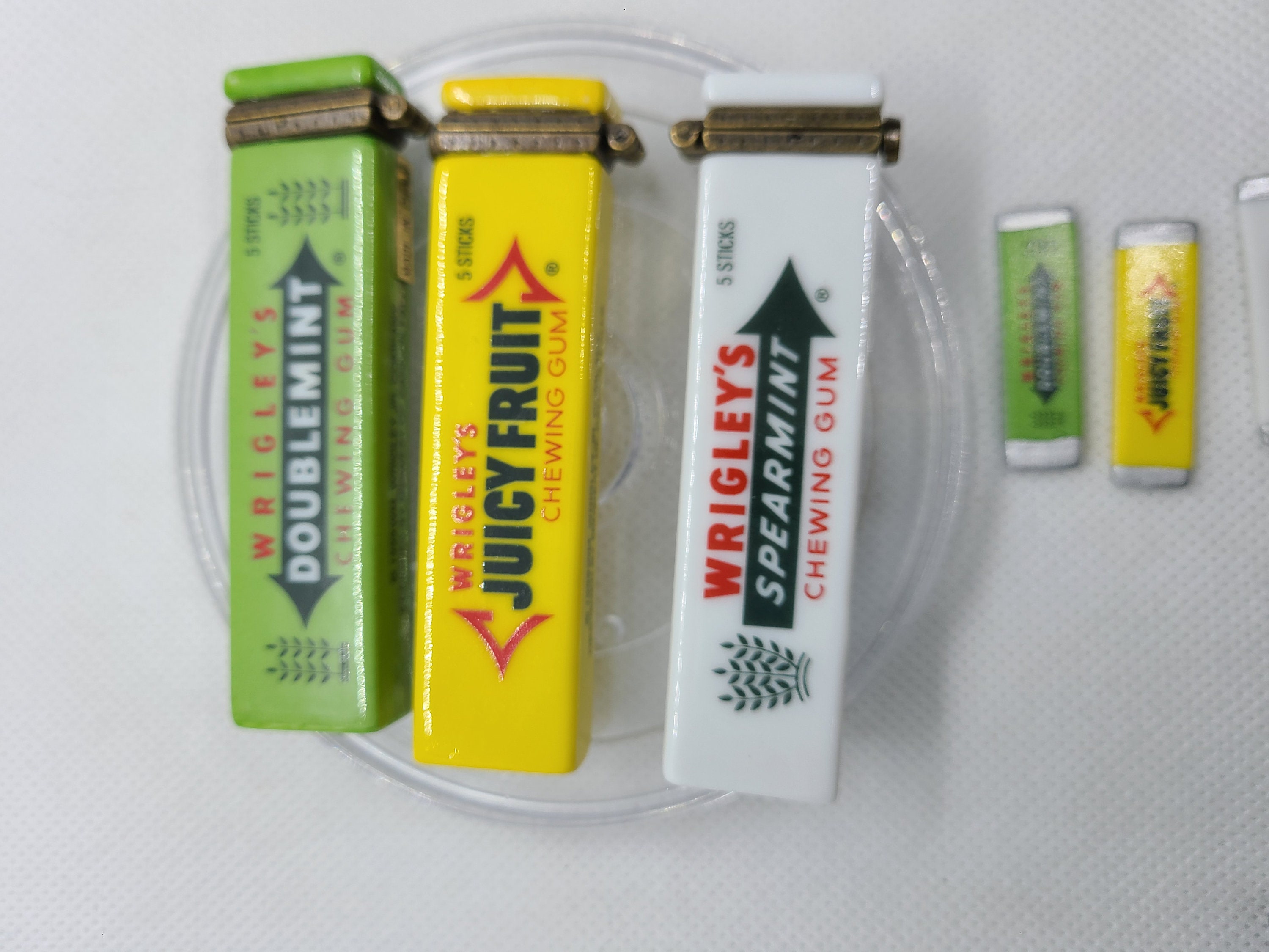 ヴィンテージ リグレー ガム磁器製 ヒンジ付き小物入れ（オリジナル