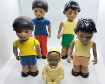 Vintage Little Tikes African American Family Dolls for Dollhouse. All Sold Separately!