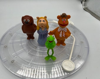 Vintage Fisher Price The Muppets Stick Puppets. Rowlf, Miss Piggy, Kermit and Fozzy. Sold Separately!