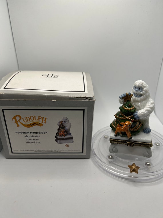 ルドルフ、赤鼻のトナカイのクレイアニメ映画、雪男とルドルフの磁器製