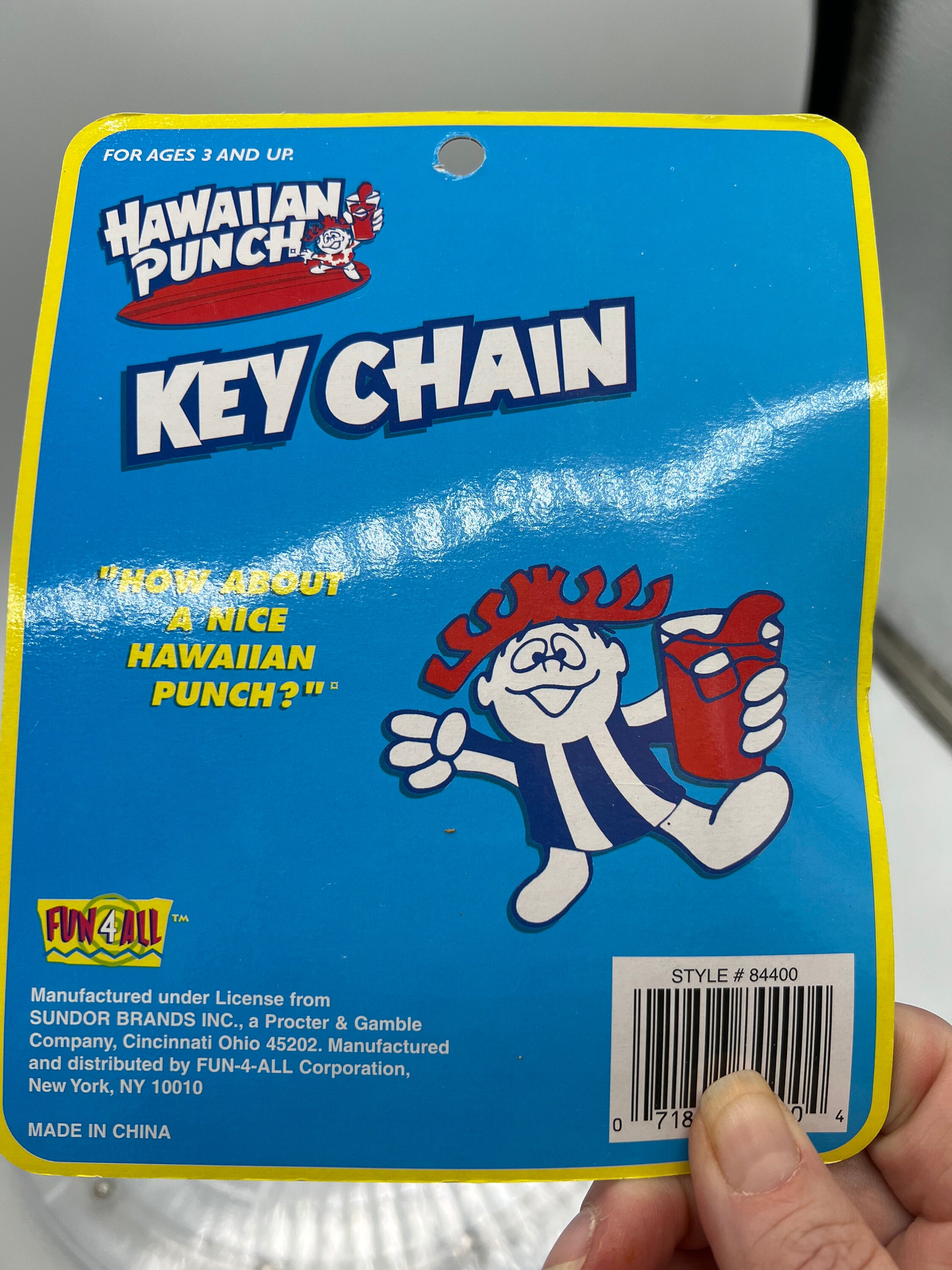 1990's Hawaiian Punch Key Chain Mint in Pack. - Etsy