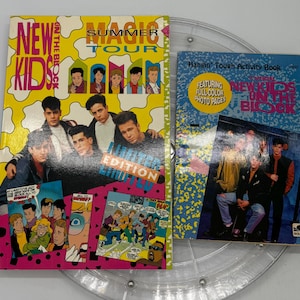 Vintage New Kids on the Block Comic Book and Activity Book! Sold Separately!