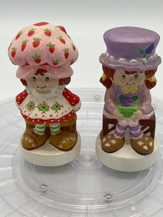Vintage Strawberry Shortcake and Blueberry Muffin Hand Painted