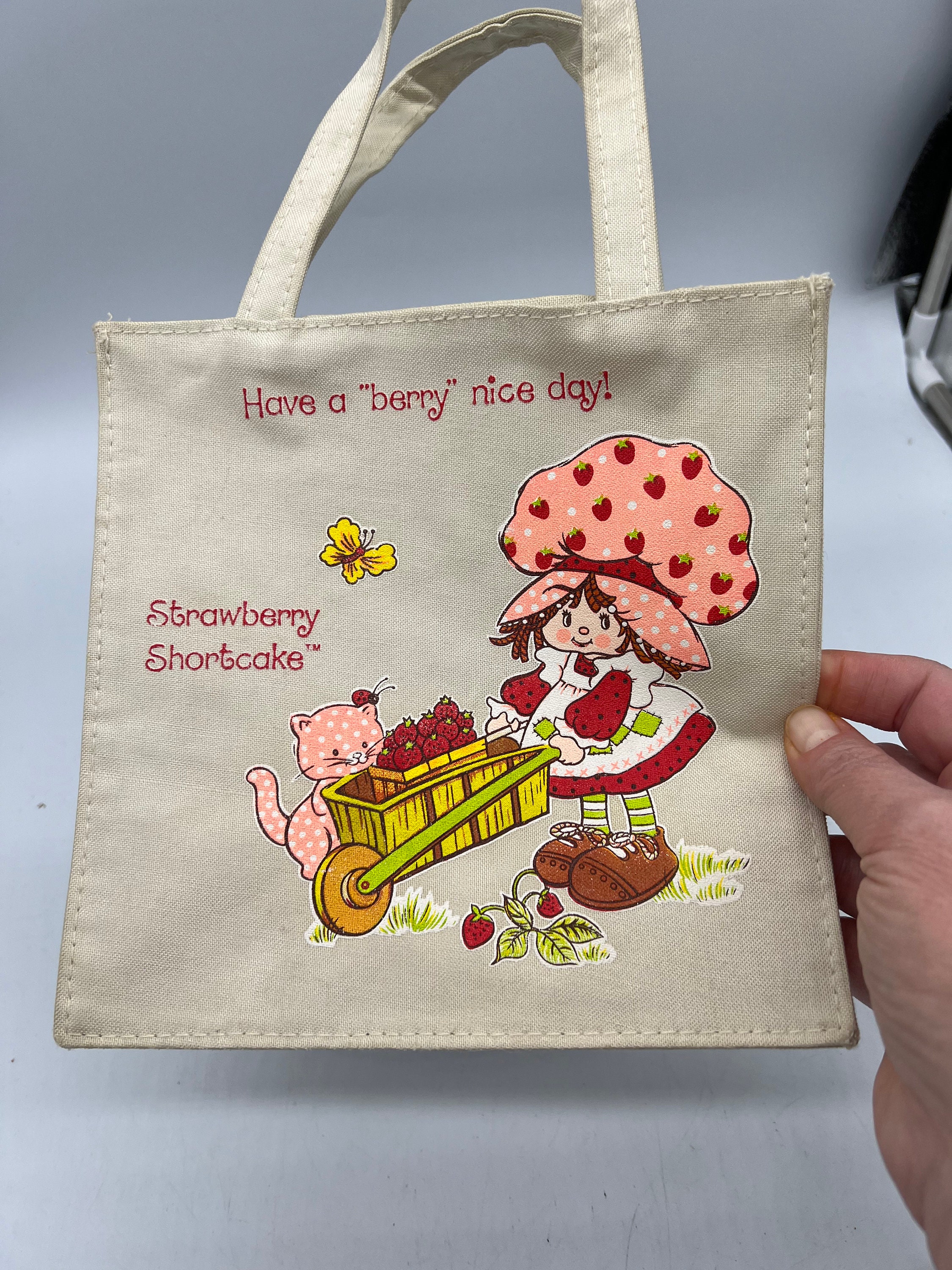 Strawberry shortcake tote bag hotsell