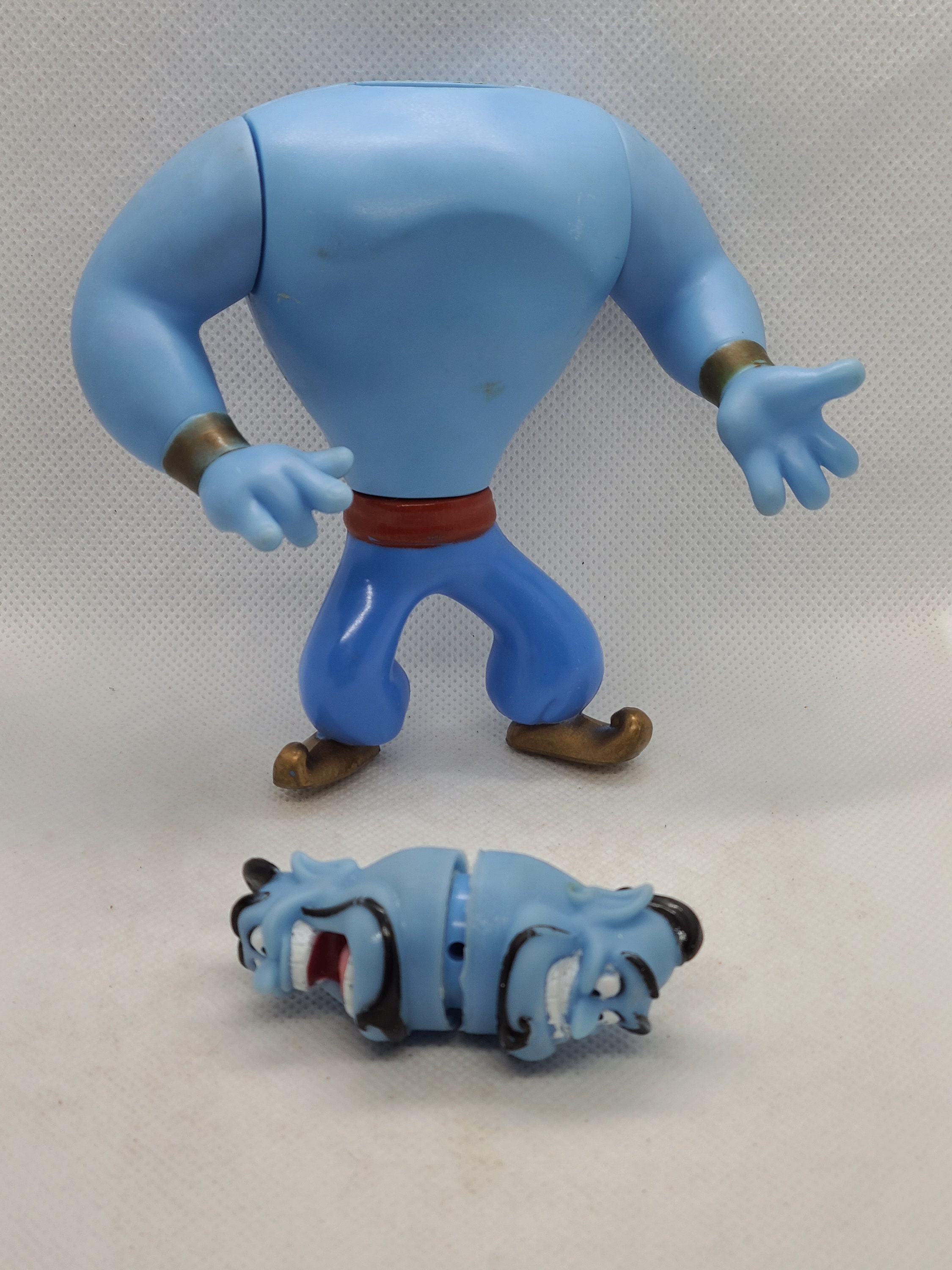 激レア★Disney★アラジン アクションフィギュアプレイセット 1990年代のヴィンテージディズニー「アラジン」ジーニー プレイ