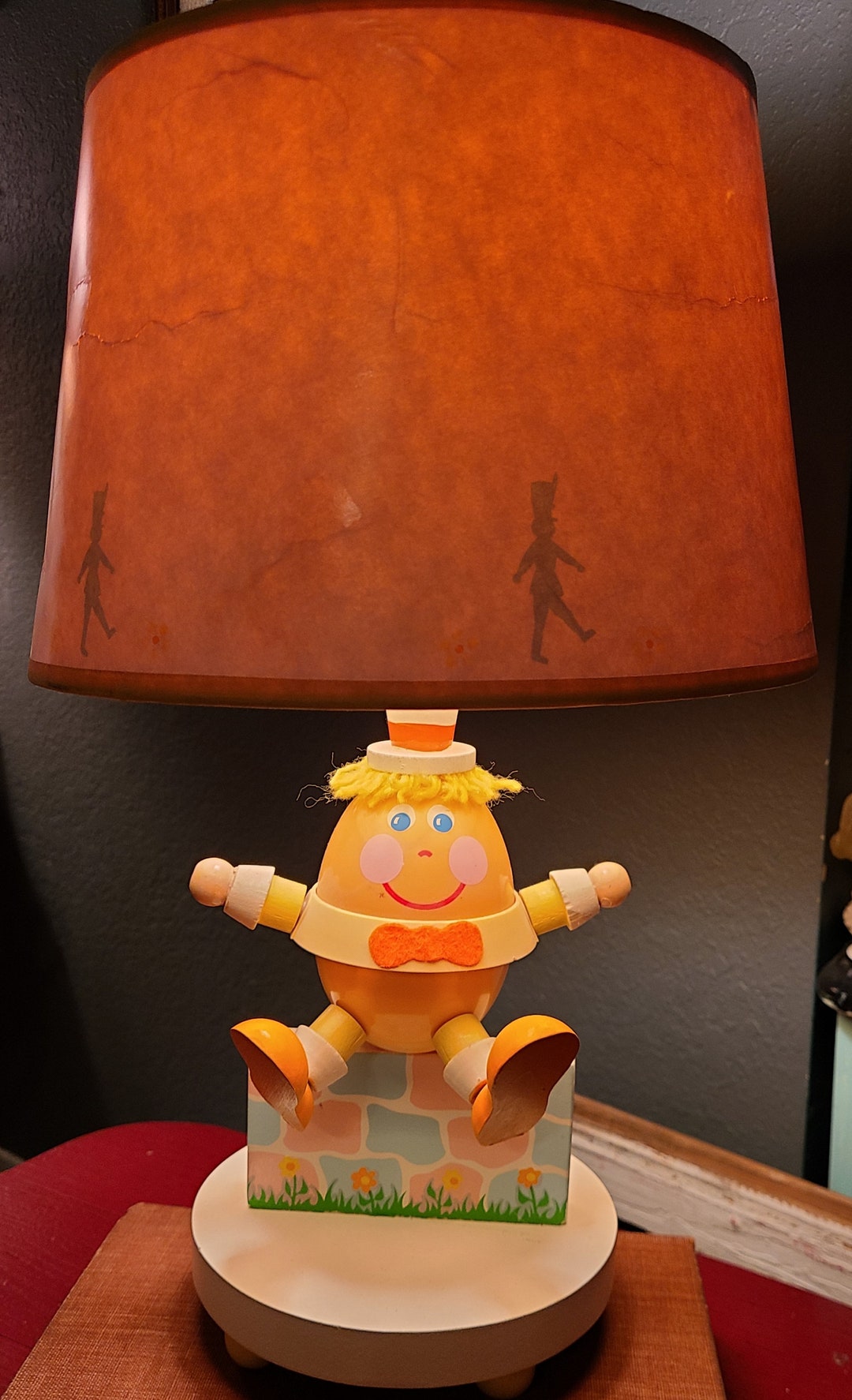 Vintage Whimsical Nursery Humpty Dumpty Lamp. - Etsy