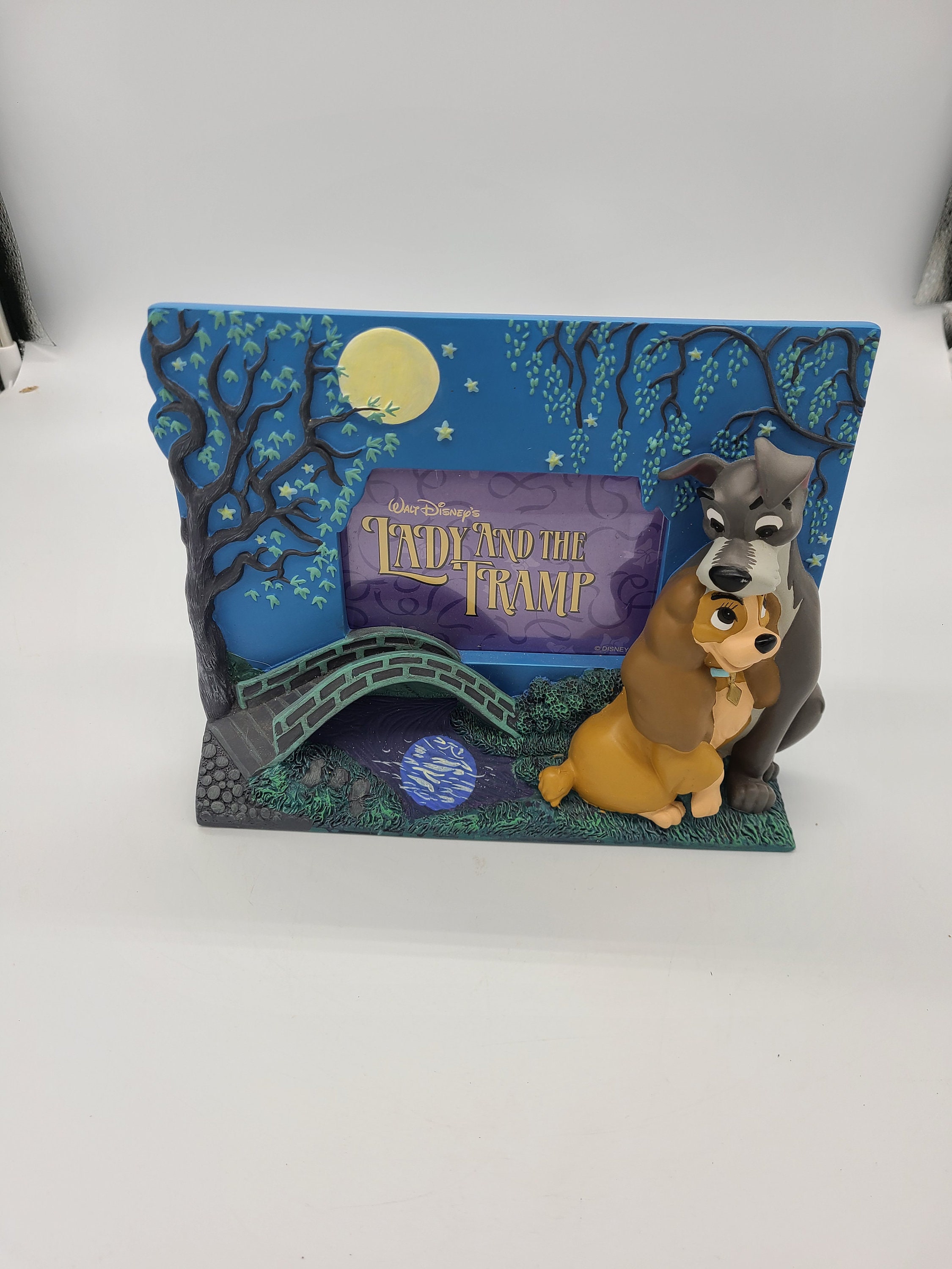 わんわん物語　LADY AND THE TRAMP フォトフレーム Vintage Disney's Lady and the Tramp 3D Picture Frame. - Etsy