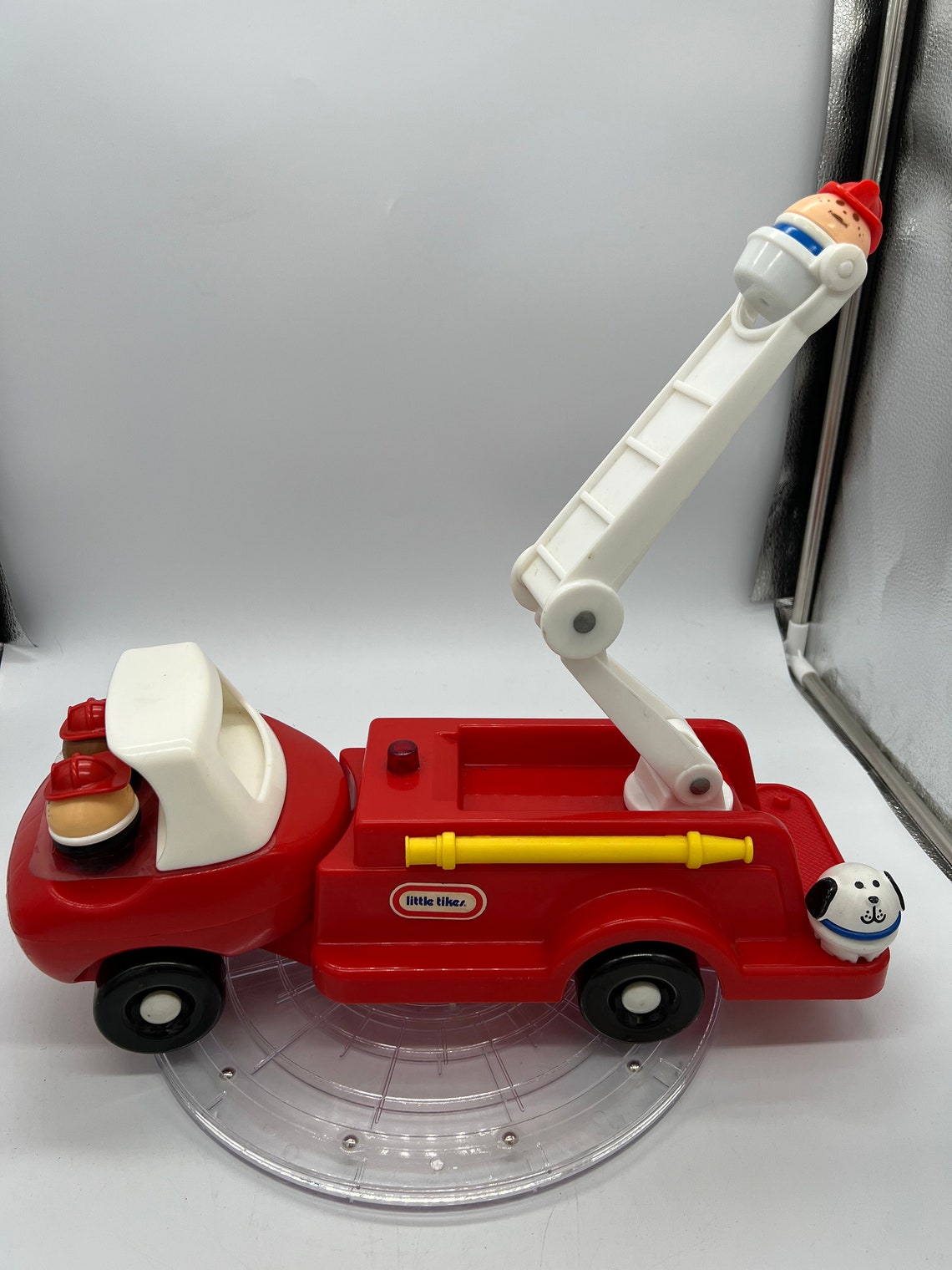 Vintage Little Tikes Fire Truck Engine With 3 People and Dog. Etsy