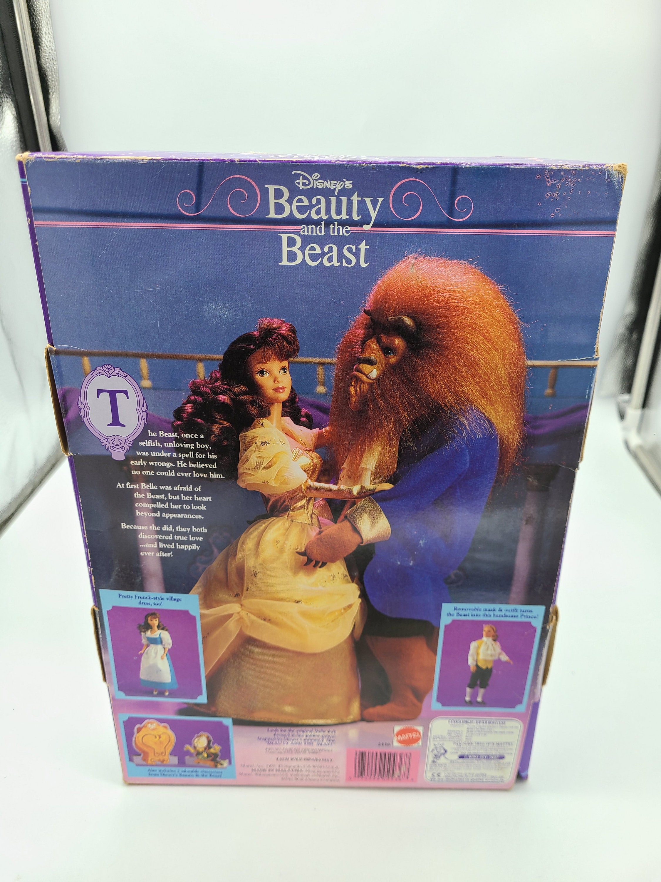 ディズニーフィギュア 美女と野獣世界限定品1991体ビーストとベル