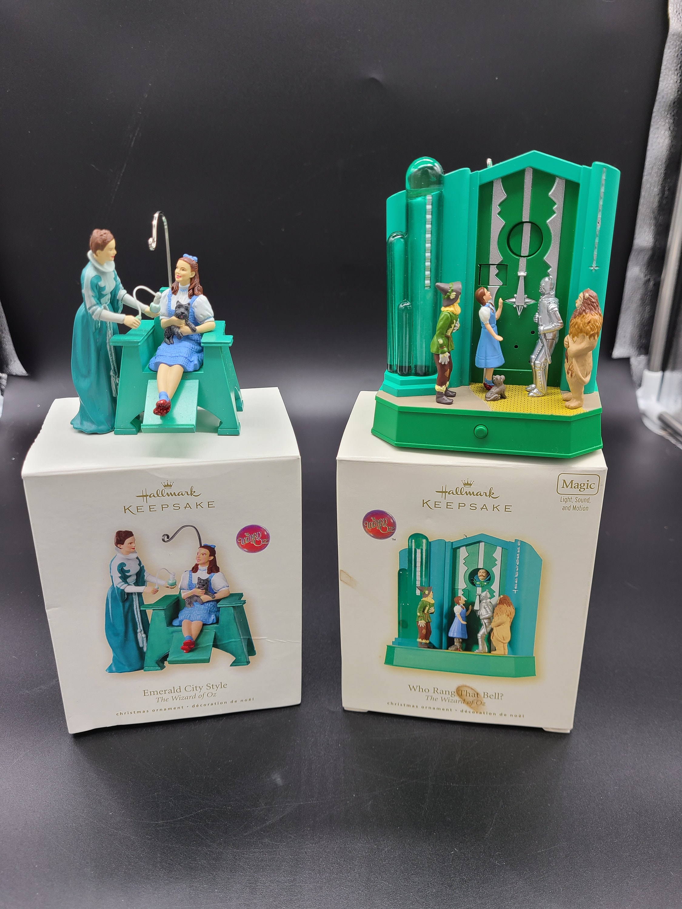 Vintage Hallmark Keepsake Wizard of Oz Christmas Ornaments. Etsy 日本