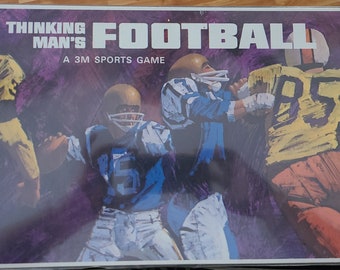 Ballon de football Thinking Man vintage 1969