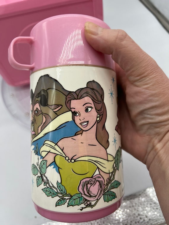 1990’s Disney Beauty and the Beast Lunchbox and T… - image 8