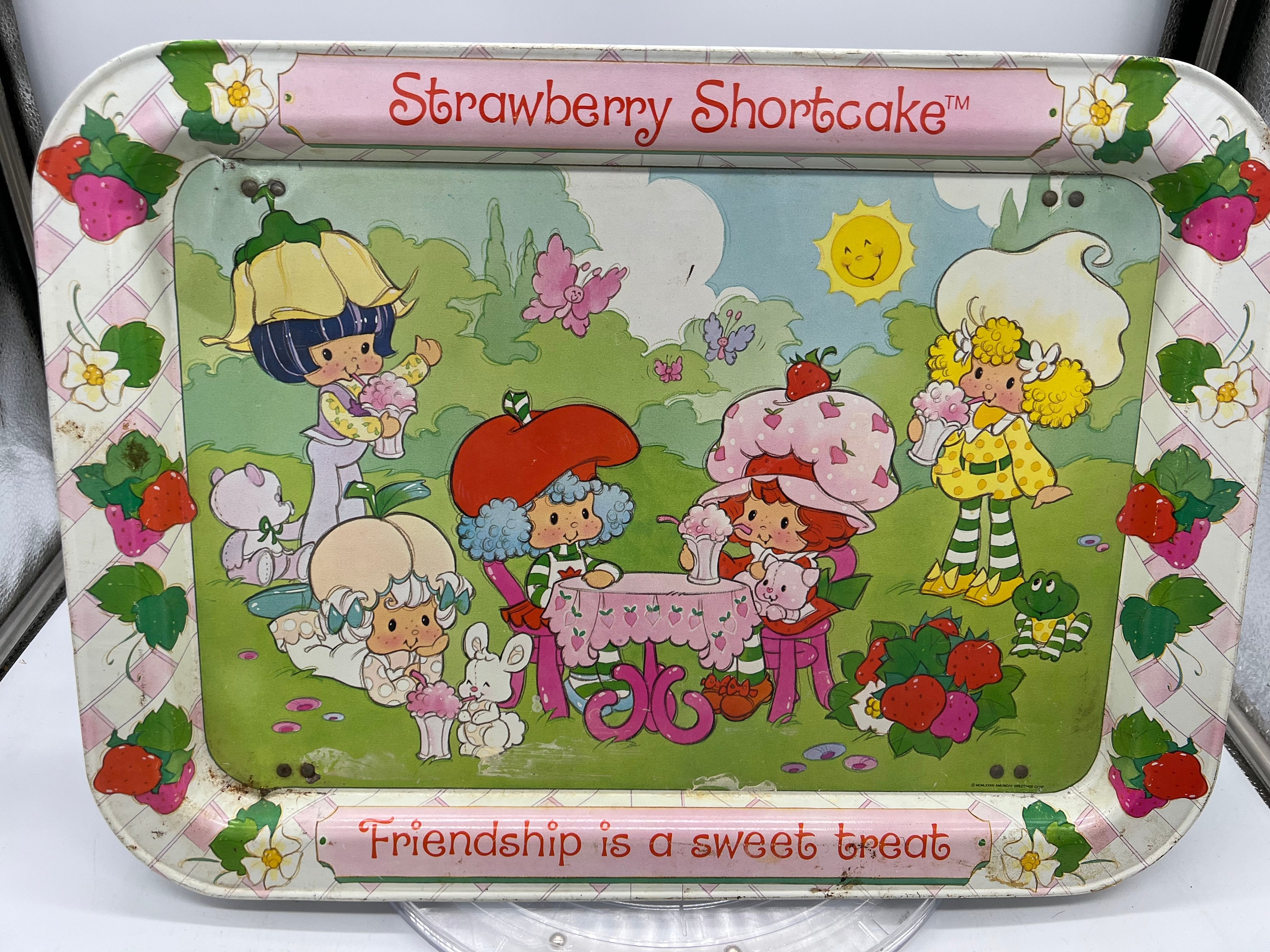 1980's Strawberry Shortcake Metal TV Tray. - Etsy