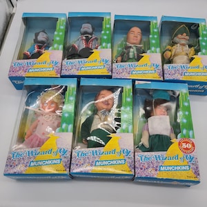 Vintage 1989 50th Anniversary Wizard of Oz Dolls With Box. Sold Separately!