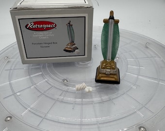 Porcelain Vacuum Hinged Trinket Box with Original Box