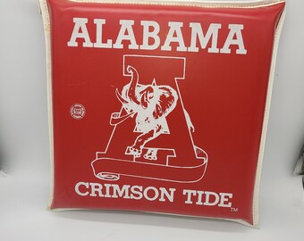 Vintage University of Alabama Vinyl Cushion.