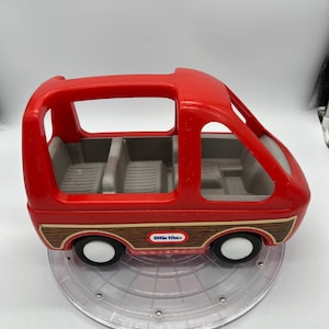 Vintage Little Tikes dollhouse Family Mini Van with Original Box! People and Car seat Sold Separately!