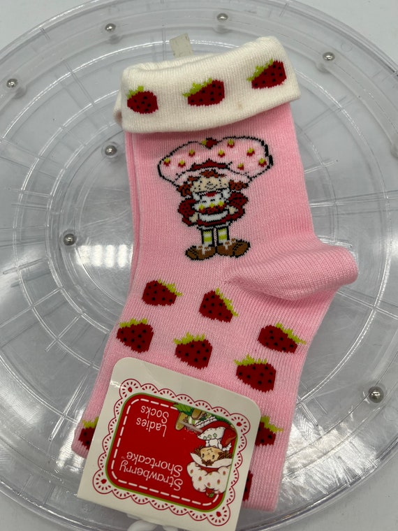 2002 Adorable Strawberry Shortcake Pink Sock with… - image 6