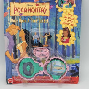 Vintage Pocahontas Polly Pocket Locket Mint in Pack.
