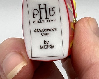 Mcdonald's French Fry Porcelain Hinged Box With Ketchup Packet