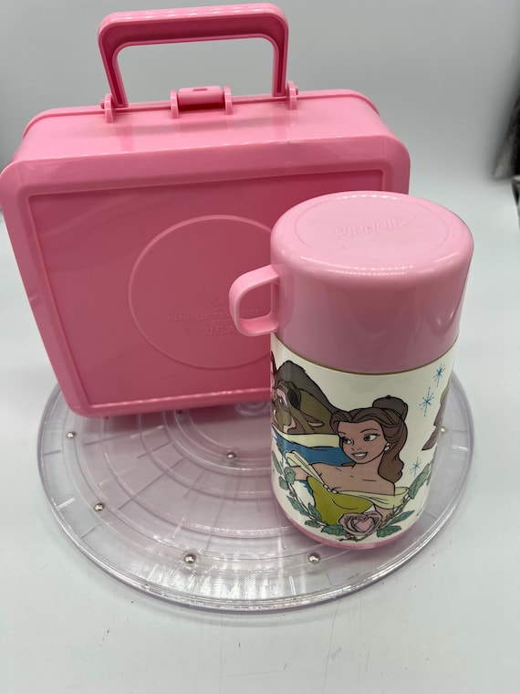 1990’s Disney Beauty and the Beast Lunchbox and T… - image 4