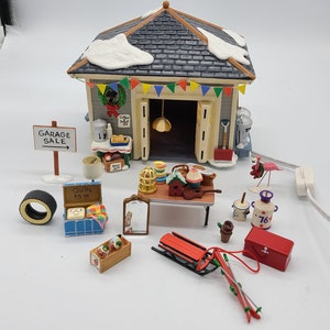 Retired Department 56 Garage Sale Set.