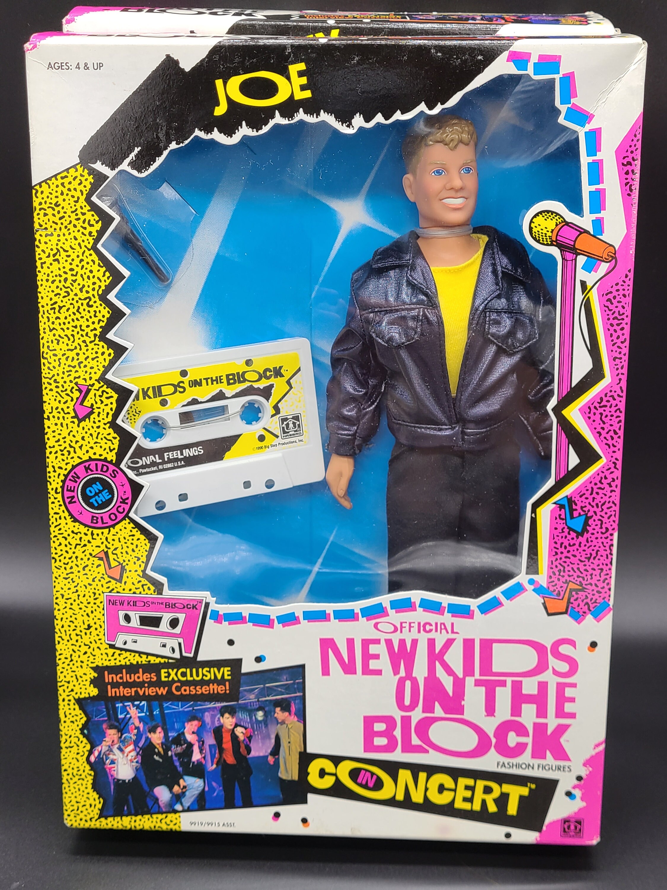 Vintage 1990 Official New Kids on the Block Concert Dolls Mint in