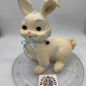 Vintage Rare 1961 Kitsch Edward Mobley Bunny Rabbit Squeak Toy!