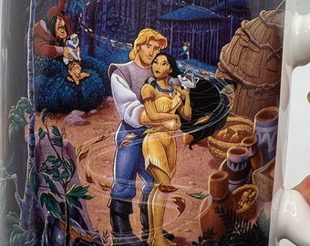 Vintage Rare Walt Disney Pocahontas Coffee Mug. Made in Japan.