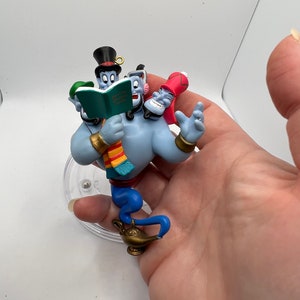 Vintage Enesco Disney’s Aladdin Genie “Good Tidings, Tidings, Tidings” Christmas Ornament with original box!