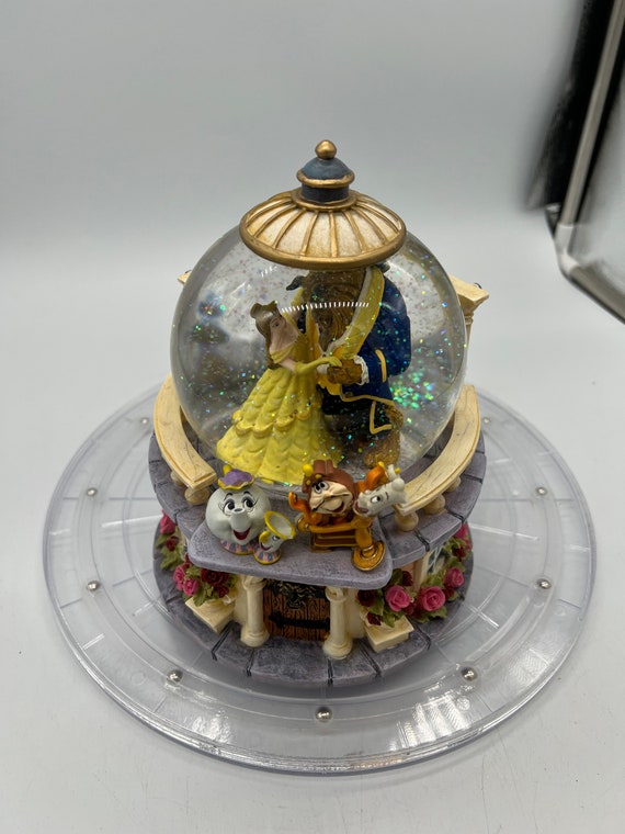 ディズニー プリンセス ベル 美女と野獣 オルゴール スノードーム ➀要