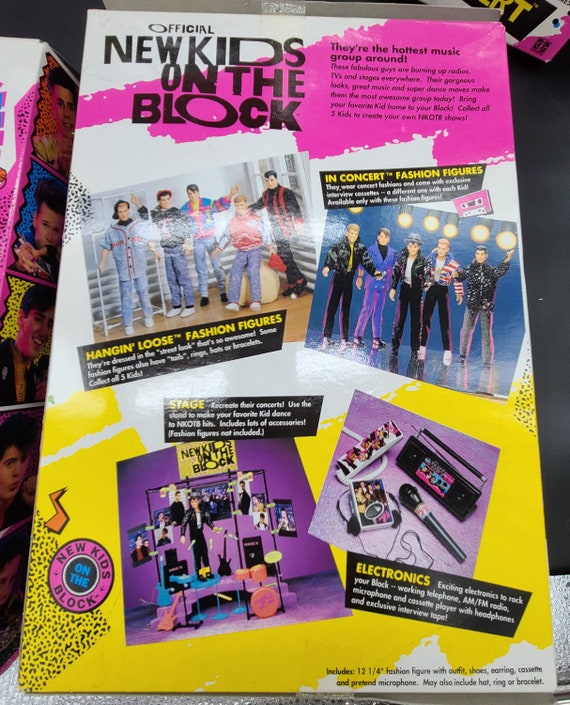 Vintage 1990 Official New Kids on the Block Concert Dolls