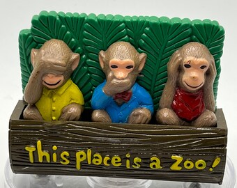 Vintage Giftco 3D Monkey Refrigerator Magnet: See No Evil - Etsy