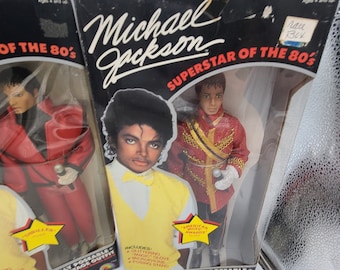 1980年代のヴィンテージマイケルジャクソン人形、箱入り新品