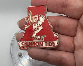 Vintage Elephant in A University of Alabama Crimson Tide Refrigerator Magnet.