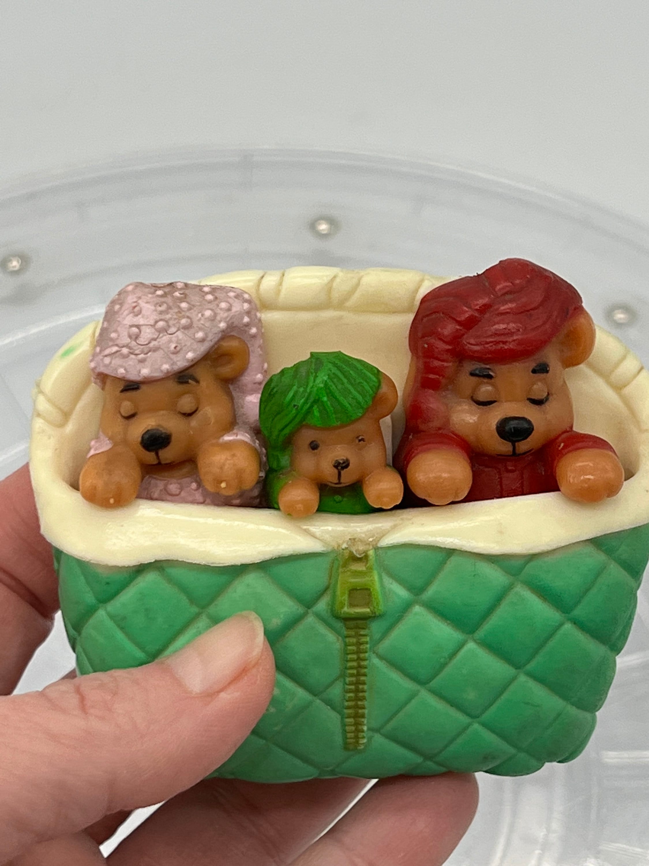 Vintage Giftco 3 Bears in the Bed Set of 4 Magnets. - Etsy