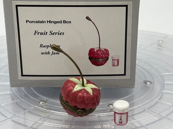 新作ウエア Cannon of Midwest Falls Fruit Box Hinged Porcelain PHB 小物入れ