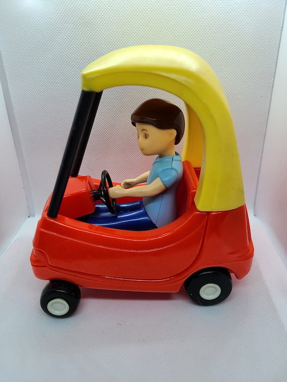 Bedoel oog geïrriteerd raken Little Tikes Cozy Coupe Car for the Dollhouse Made in the Late | Etsy