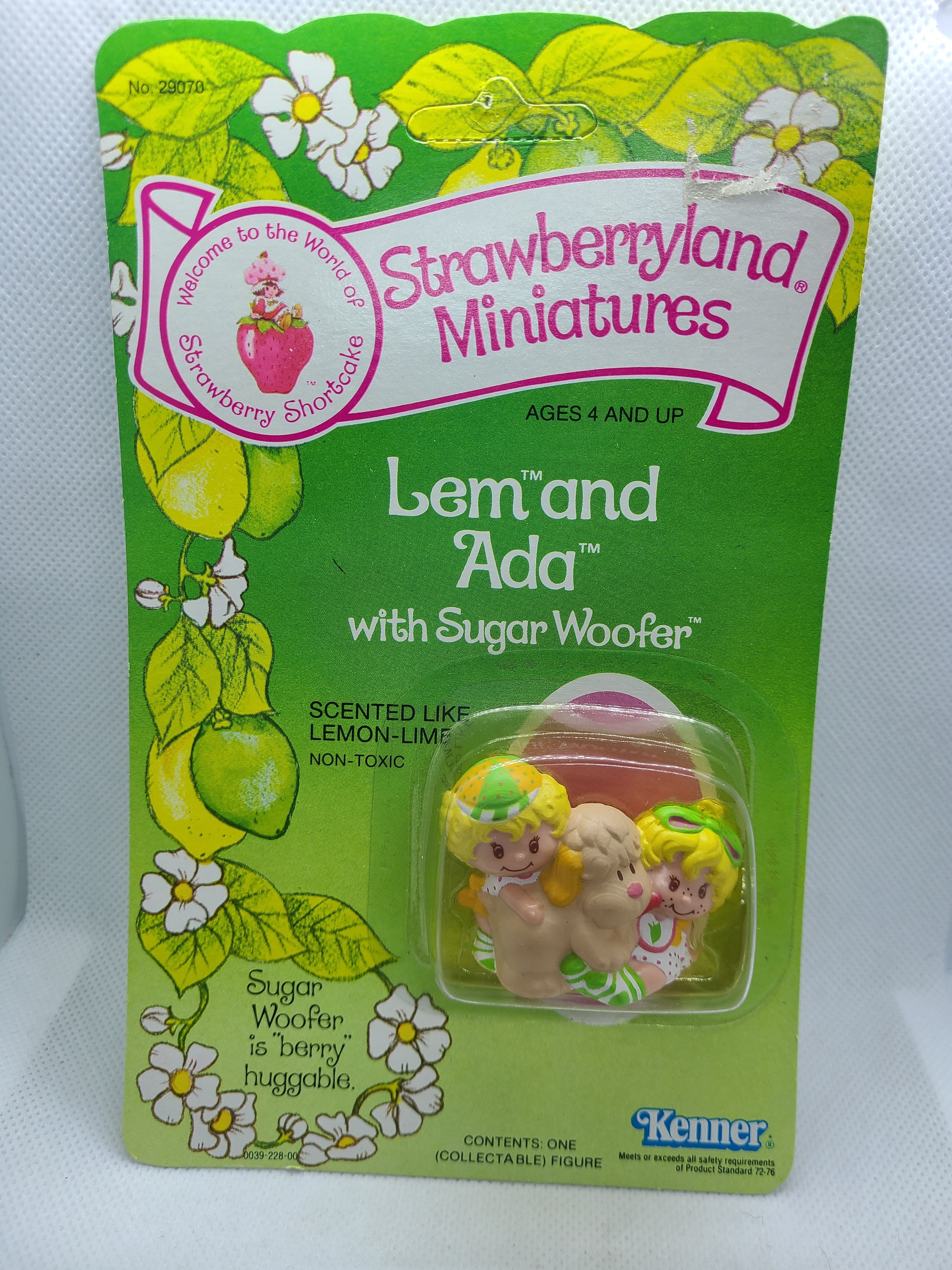 1980s Kenner PVC Strawberry Shortcake Lem and Ada With Sugerwoofer