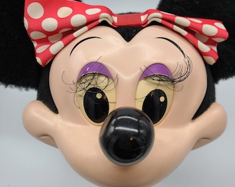 Cappello stile camionista 3D di Minnie Mouse Disneyland degli anni '90.