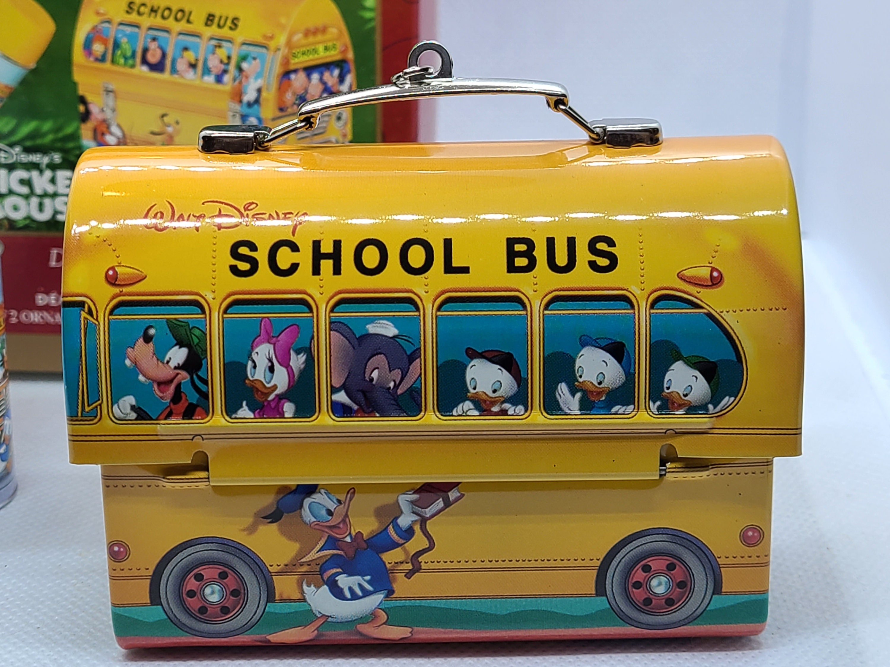 Hallmark Keepsake ディズニーのスクールバス ランチボックス セットの