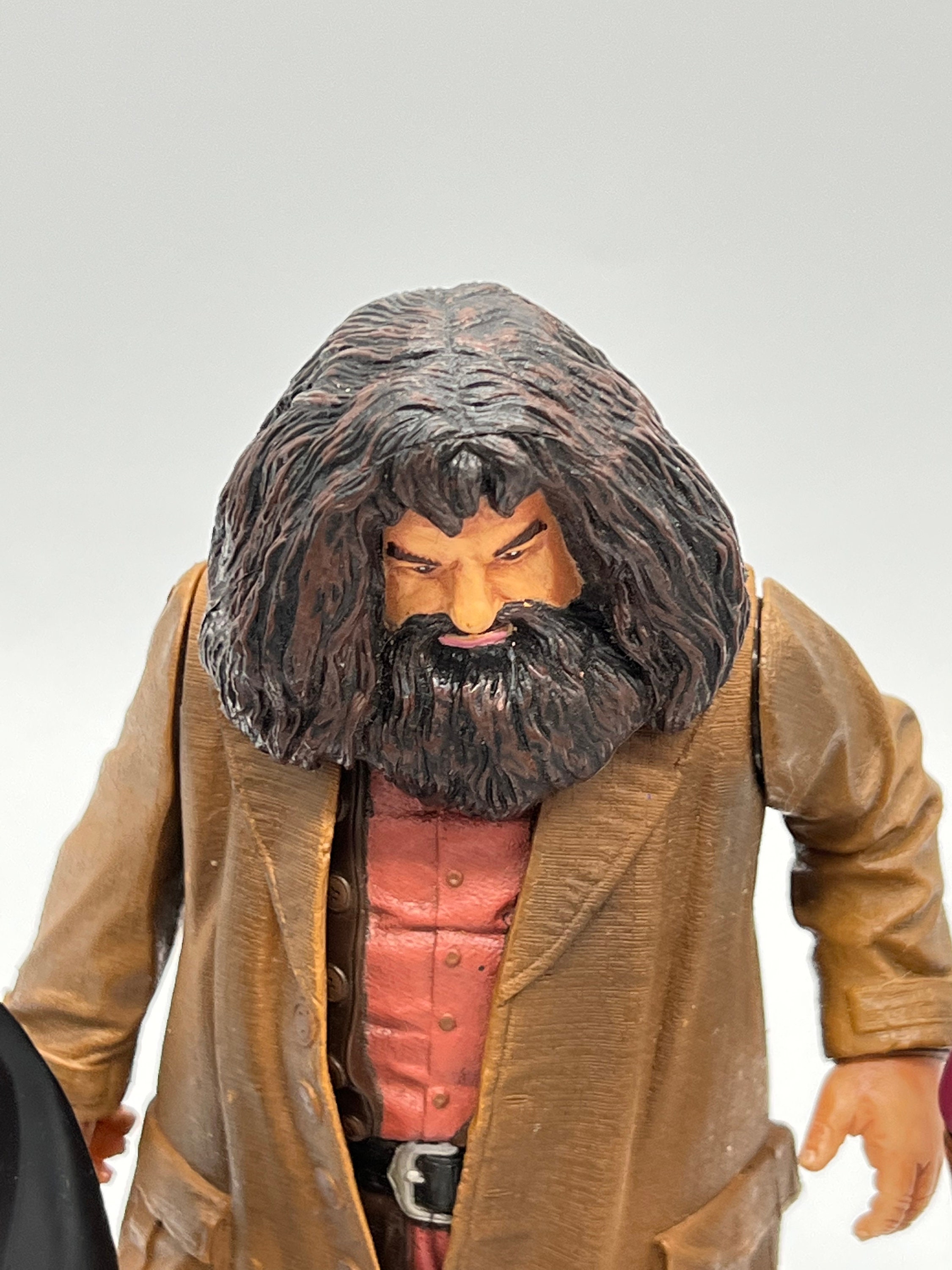 Vintage Harry Potter Action Figures: Hagrid, Snape, Quittich Harry