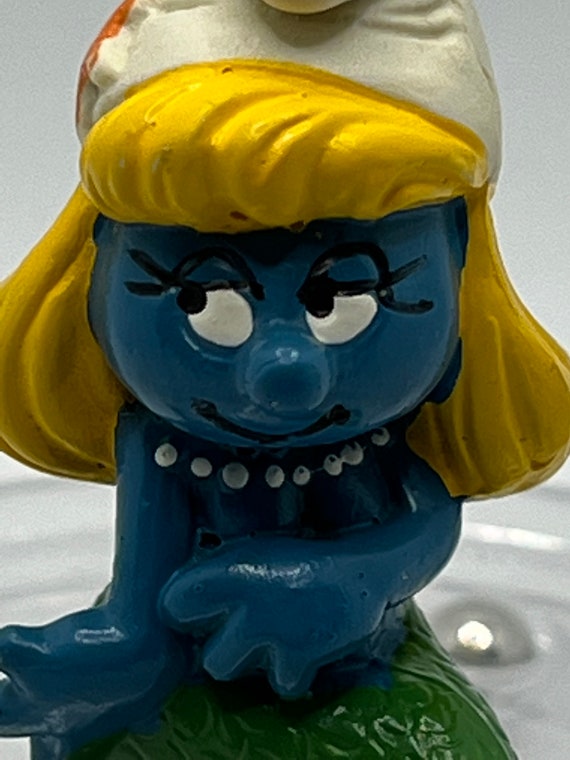 Figurine Schleich Schtroumpfette Indienne édition 1982 - Très Bon état, Plastique, Vintage