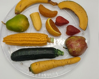 Various Life Size Fruit and Vegetable Refrigerator Magnets.  Sold Separately!
