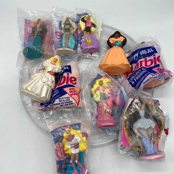 Barbie Happy Meal Toys Etsy