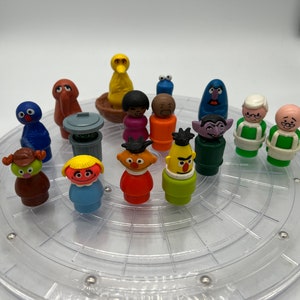 Vintage Fisher-Price Little People Sesame Street Characters. Sold Separately!