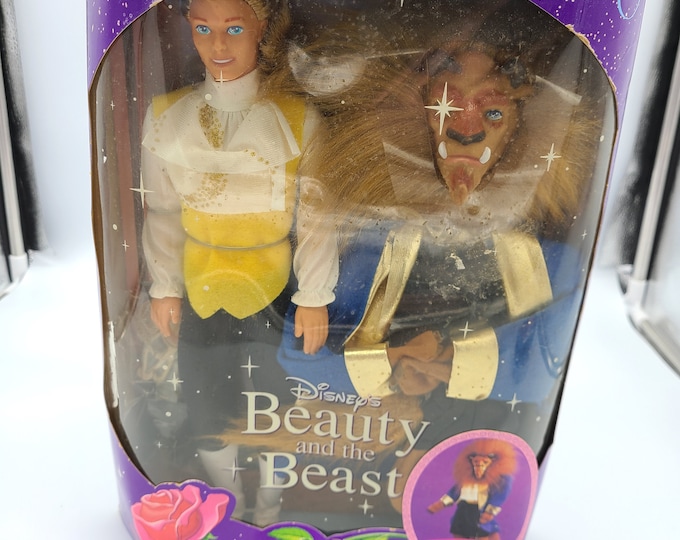 Original 1991 Disney's Beast Doll From Beauty and the Beast Mint in Box